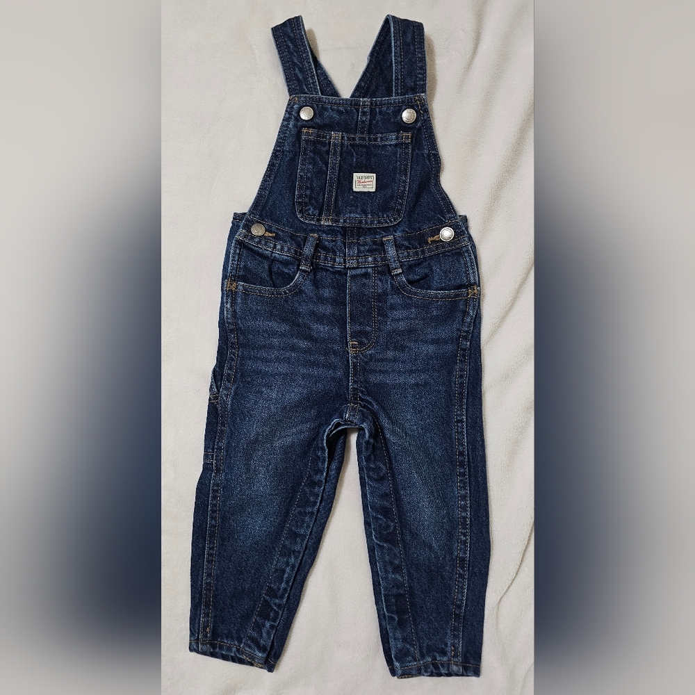 OLD NAVY Kids Denim Overalls 18-24 Months